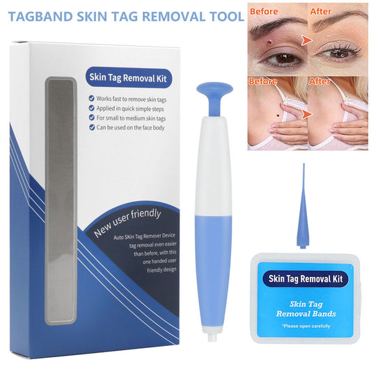 Skin Tag Removal Kit Home Use Mole Wart Remover Micro Band Skin Tag Treatment Tool Easy To Clean Skin Care Tool CJ