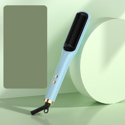 Anion Hair Care Electric Hair Curler and Straightener Comb – 2-in-1 Styling Tool CJ
