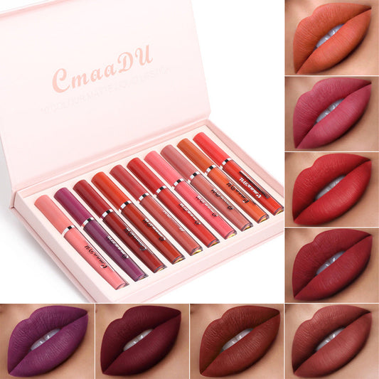 Long-Lasting Waterproof Matte Lipstick – Non-Stick Cup CJ