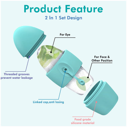 Silicone Ice Face Roller – Pore Tightening, Dark Circle Removal & Skin Massage Tool