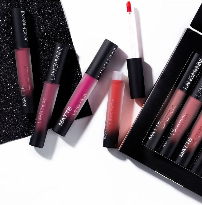 Matte Lipstick Set – Waterproof Long-Lasting Velvet Finish CJ