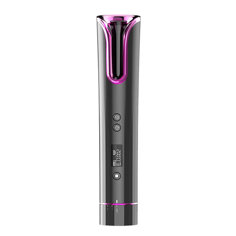 Automatic Wireless Hair Curler – USB Rechargeable Ceramic Curling Iron for Easy T-Waves CJ