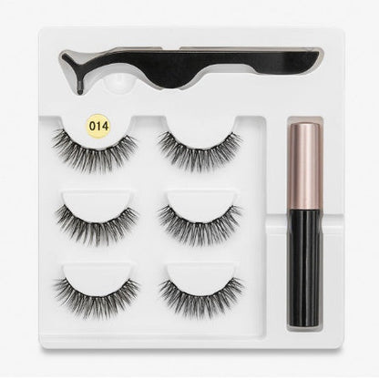 Magnetic False Eyelashes – Fashionable Pair with Secure Hold CJ