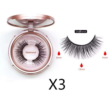 Reusable Magnetic Self-Adhesive Eyelashes – Easy, Natural, Waterproof False Lashes