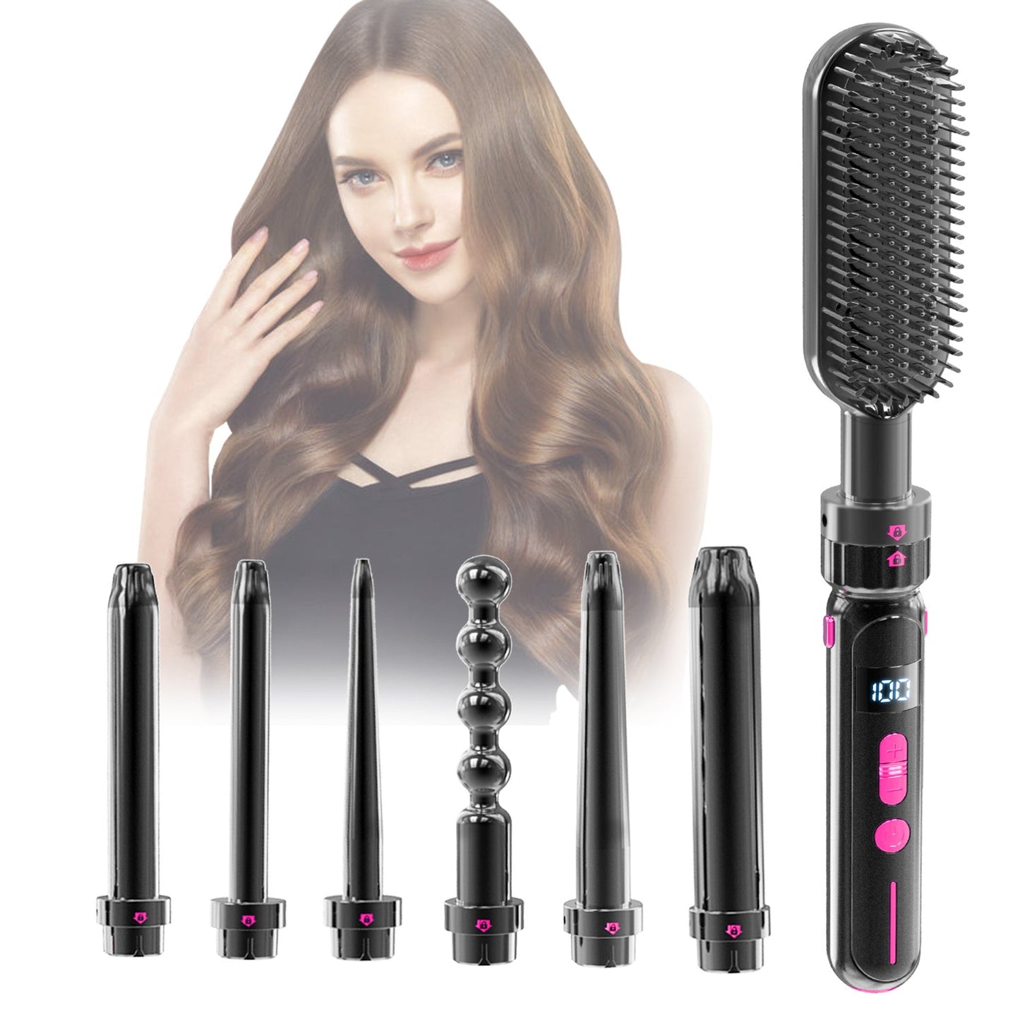 Safe Easy-to-Use Hair Curling Sticks – Multiple Shapes for Custom Curls CJ