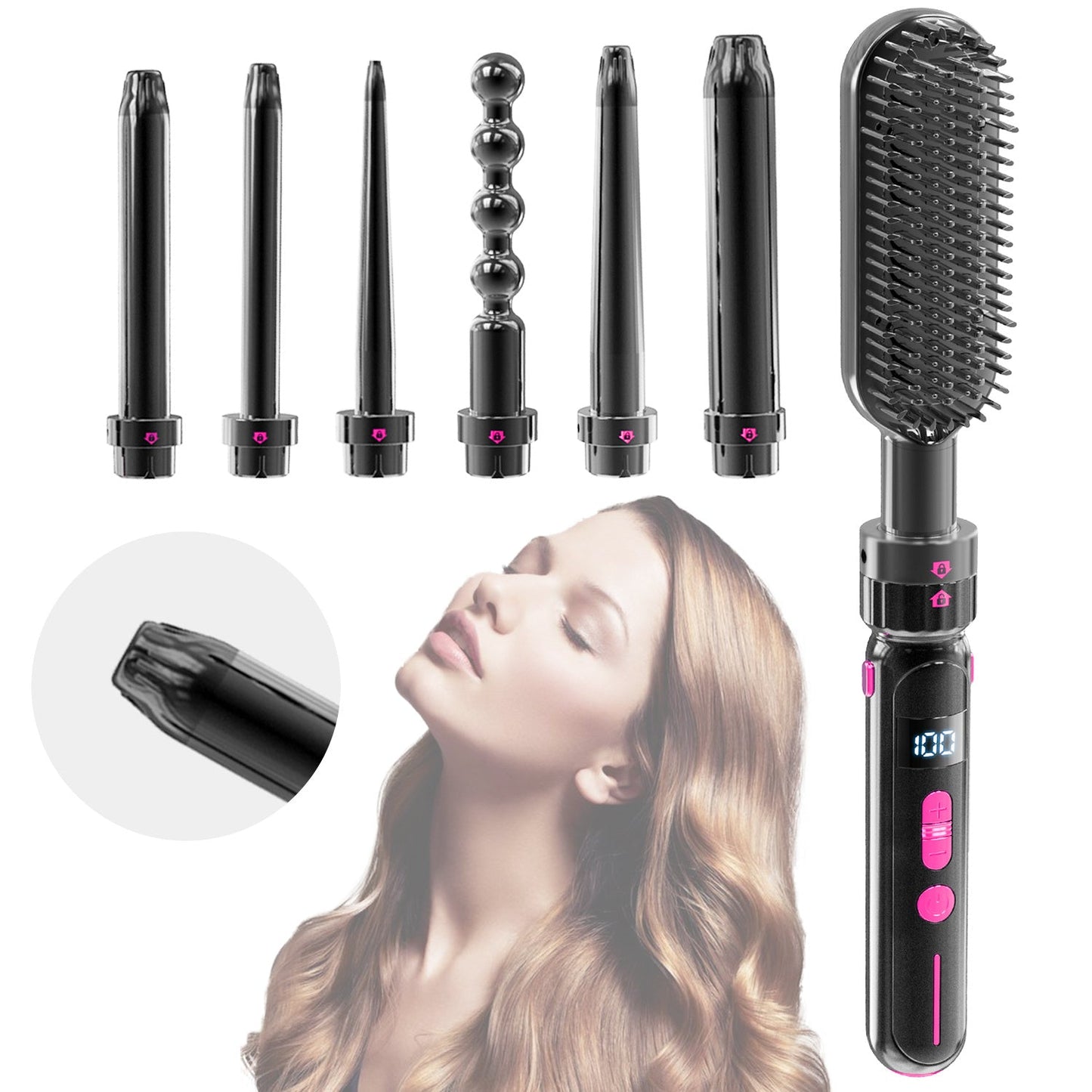 Safe Easy-to-Use Hair Curling Sticks – Multiple Shapes for Custom Curls CJ