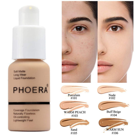 Matte Concealer Foundation Cream – Oil Control Natural Color Press Type CJ