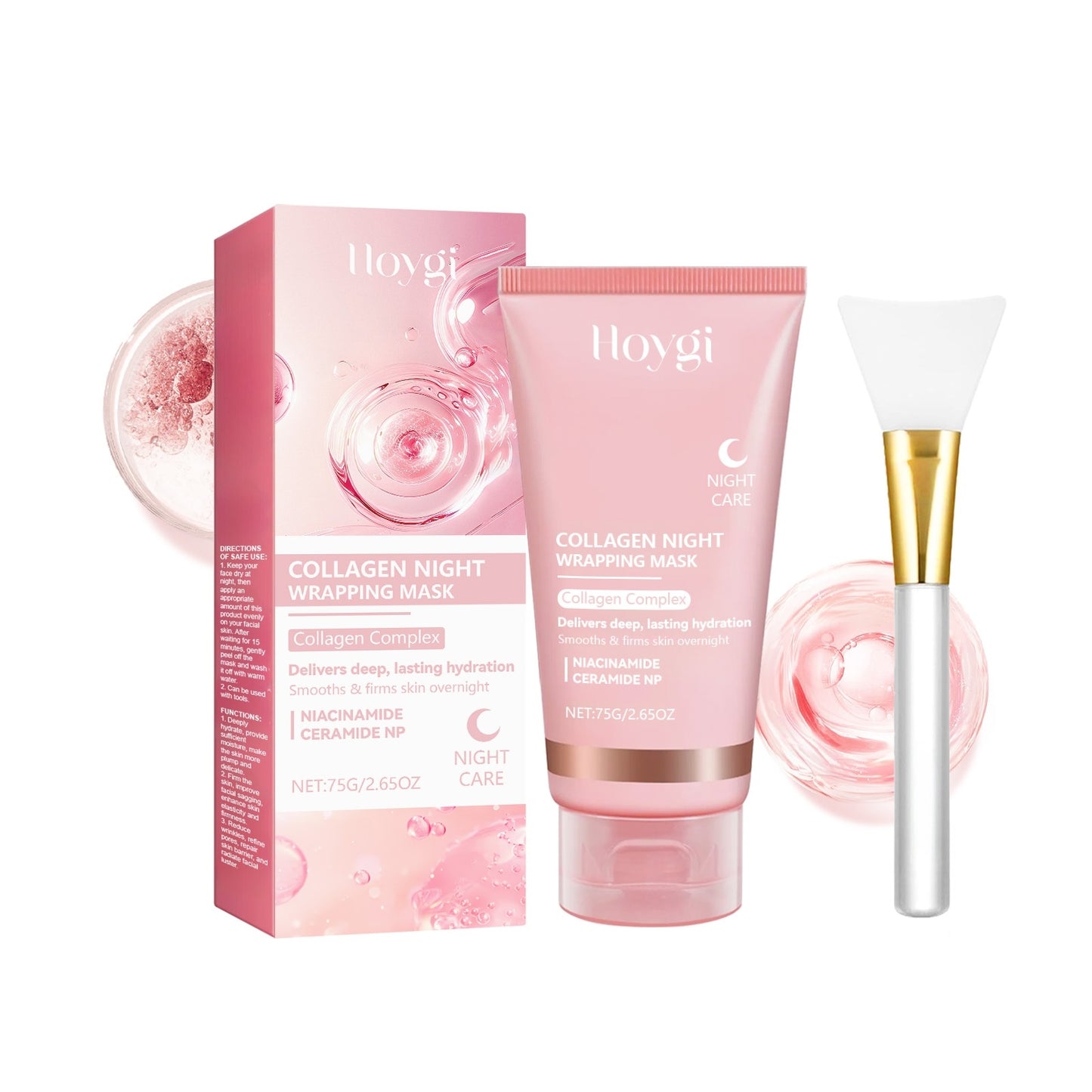 Collagen Light Wrinkle Tearing Facial Mask – Peeling & Anti-Aging Care