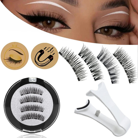 Magnetic False Eyelashes – Supernatural Look, Reusable Lashes