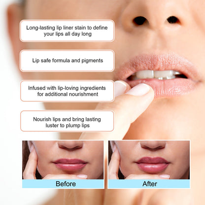 Waterproof Lip Liner – Long-Lasting Outline for Perfect Lip Definition CJ
