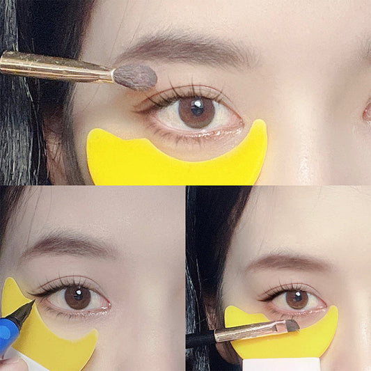 Eyeliner & Eyelash Stencil – Beginner Eye Makeup Guide with Washable Applicator CJ