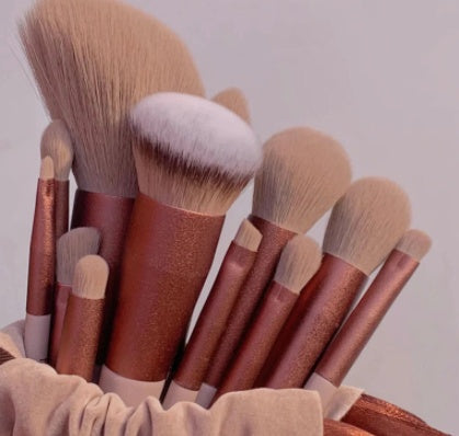 13-Piece Makeup Brush Set – Foundation, Concealer, Blush & Eyeshadow Brushes CJ