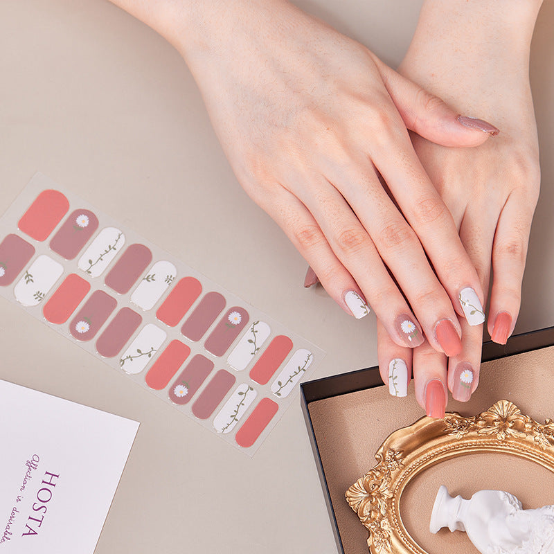 Rainbow Full-Coverage Cute Nail Stickers