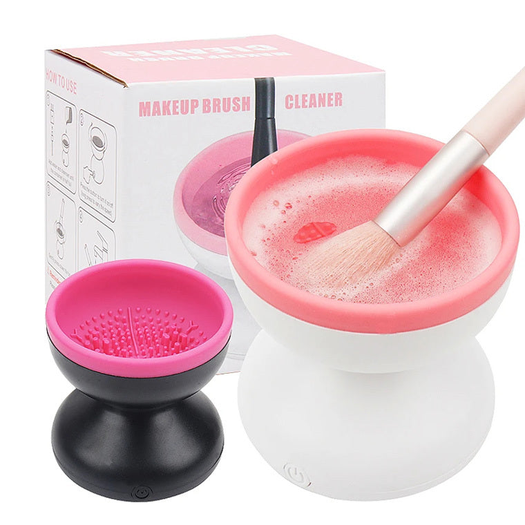 Electric Makeup Brush Cleaner – Portable Automatic USB Tool for All Brush Sizes CJ