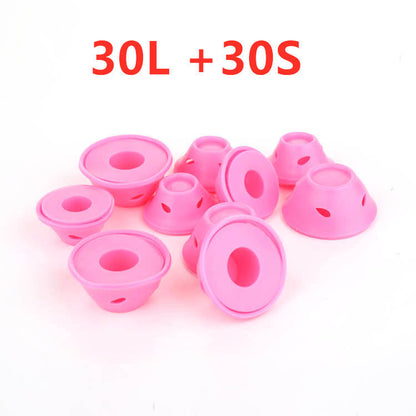 Soft Silicone Hair Rollers – Magic No-Heat Curling Hair Styling Tool CJ