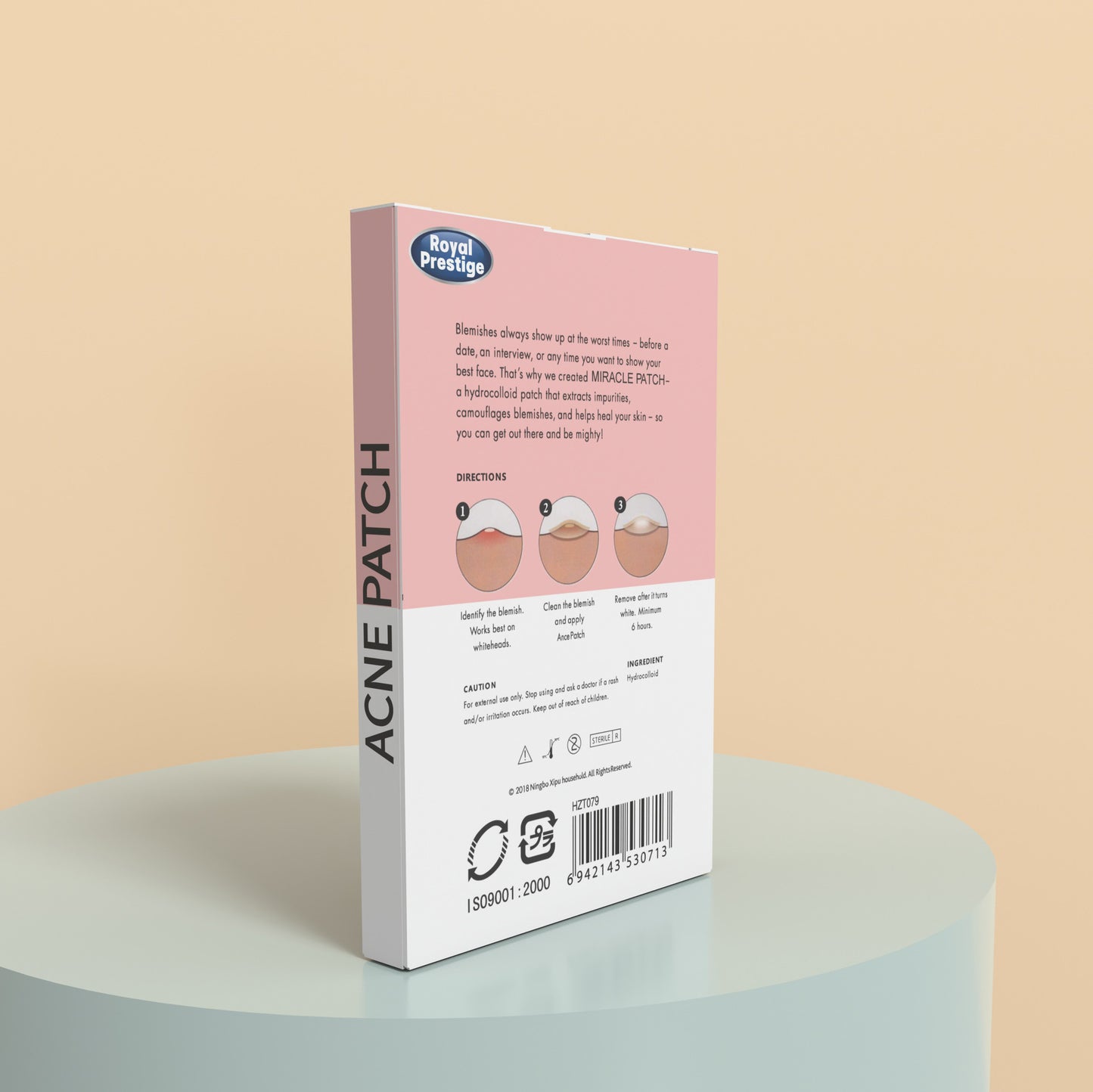 Salicylate 72-Piece Acne Patch – Spot Treatment with Paste Particles