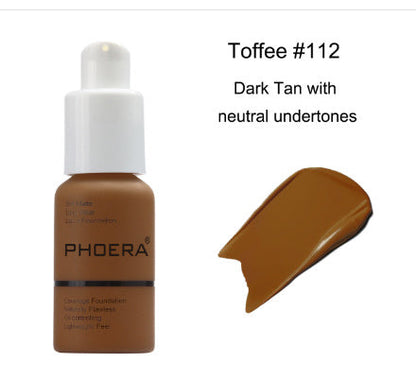 Matte Concealer Foundation Cream – Oil Control Natural Color Press Type CJ