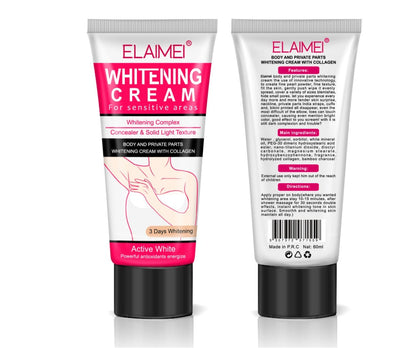 His Majesty Whitening Body Cream – Instant Brightening & Smooth Finish for Radiant Skin CJ