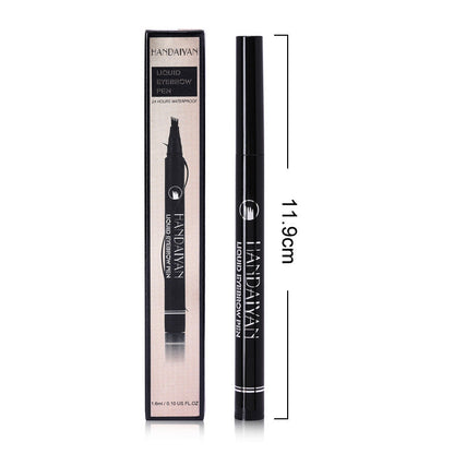 4-Head Liquid Eyebrow Pencil – Multi-Function Tattoo & Shaping Eyebrow Tool CJ