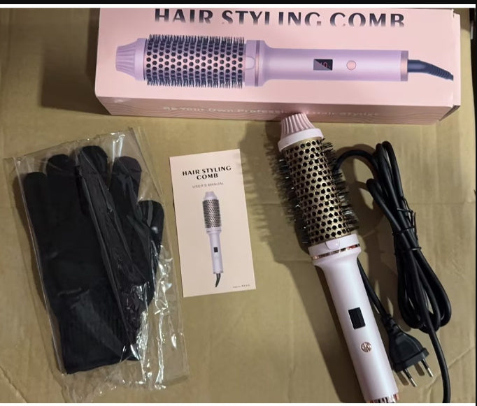 Multifunctional Hair Curler and Straightening Comb – Portable Household Hair Styling Tool
