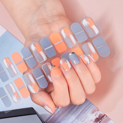 Rainbow Full-Coverage Cute Nail Stickers