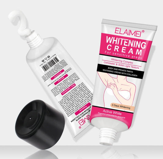 His Majesty Whitening Body Cream – Instant Brightening & Smooth Finish for Radiant Skin CJ