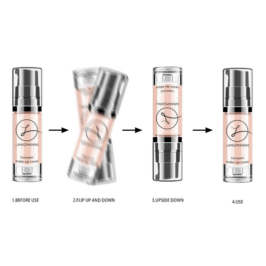iquid Foundation Concealer – Full Coverage, Long-Lasting Base Makeup for Smooth Skin CJ