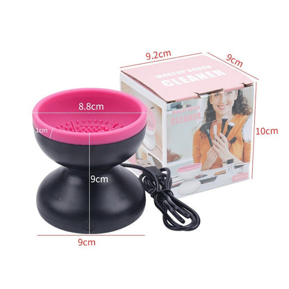 Electric Makeup Brush Cleaner – Portable Automatic USB Tool for All Brush Sizes CJ