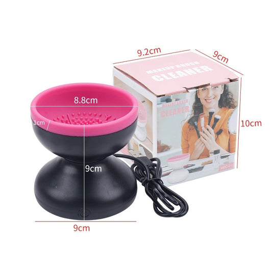 Electric Makeup Brush Cleaner – Portable Automatic USB Tool for All Brush Sizes CJ