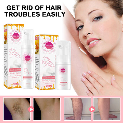 Gentle Hair Removal Spray – 30ml/100ml Depilatory Foam for Armpits and Legs