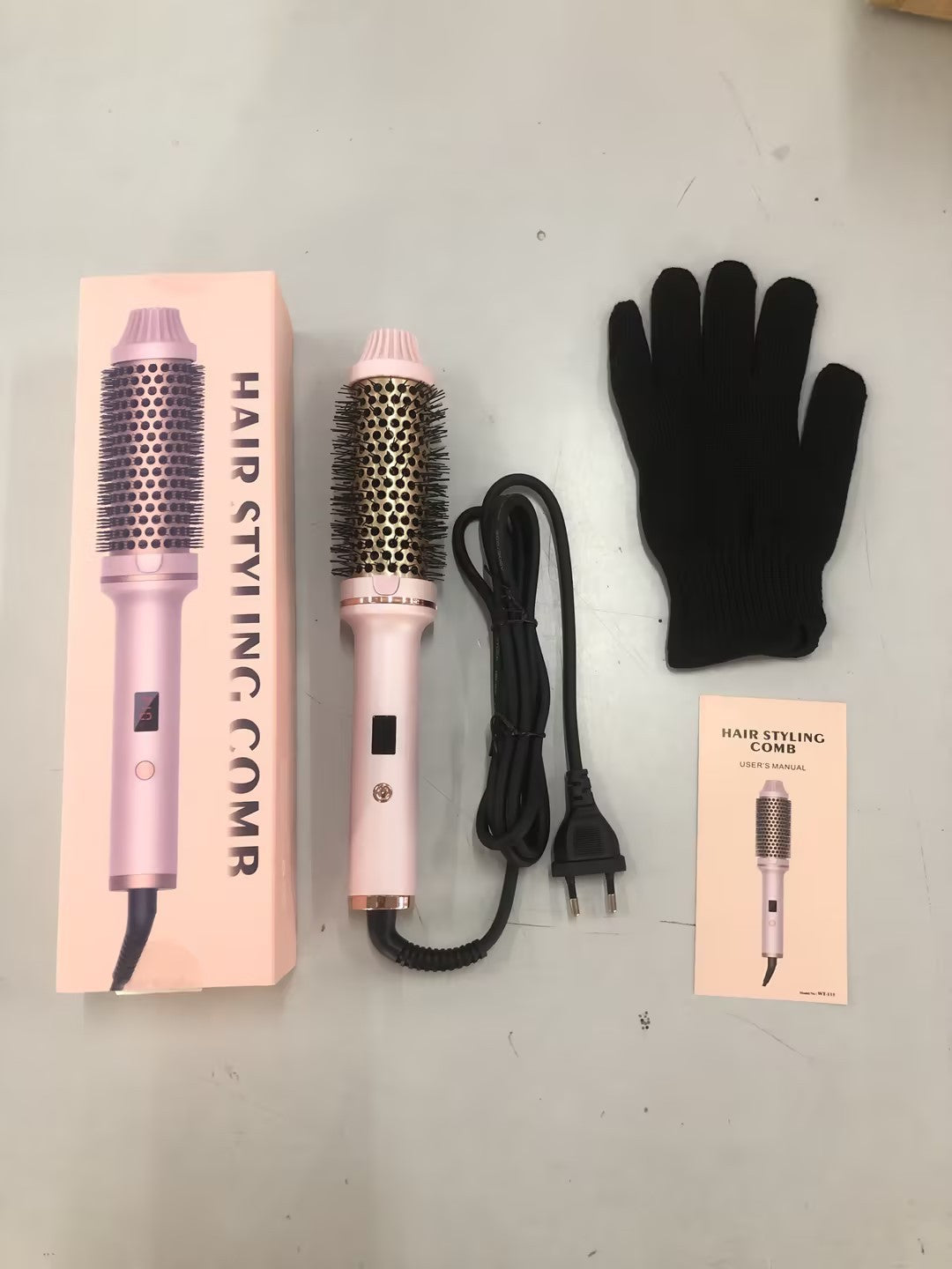 Multifunctional Hair Curler and Straightening Comb – Portable Household Hair Styling Tool