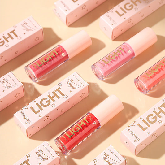Nourishing Moisturizing Candy Mirror Lip Gloss – Pearlescent Shine Finish