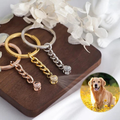Customizable Projection Keychain – Personalized Color Picture & Photo