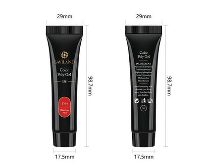 15g Nail Colored Crystal Extension Glue – Durable & Easy Application