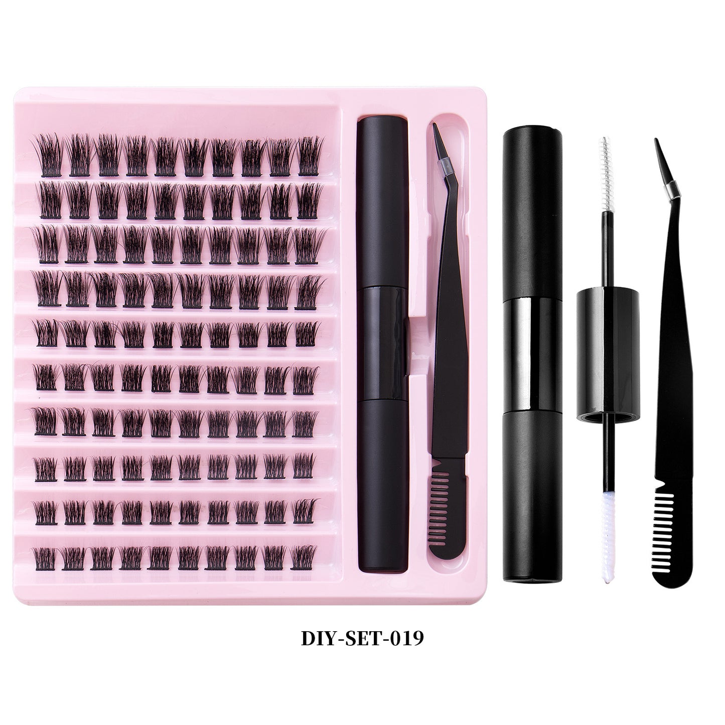 Large Capacity Single Cluster False Eyelashes Set