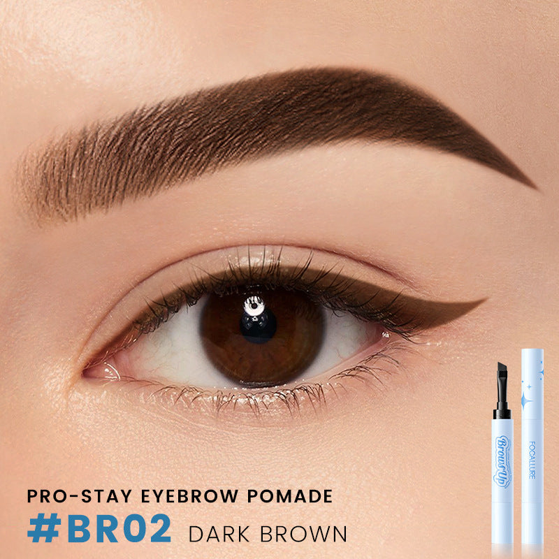 2-in-1 Eyebrow Gel & Eyeliner Pencil – 3 Waterproof Long-Lasting Colors CJ