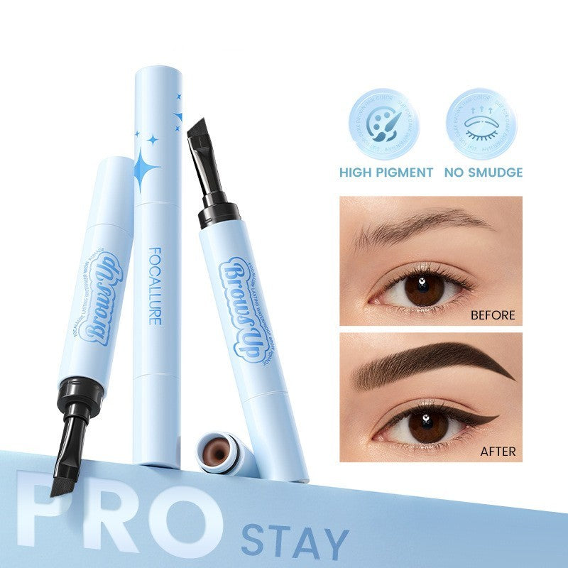 2-in-1 Eyebrow Gel & Eyeliner Pencil – 3 Waterproof Long-Lasting Colors CJ