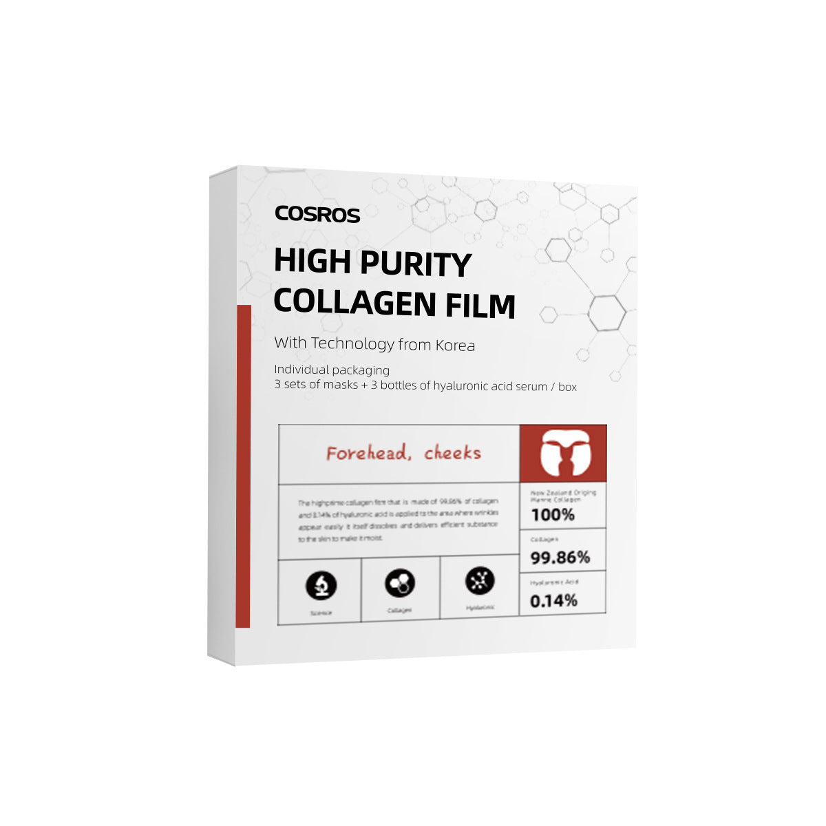Hydrolyzed Collagen Filler Facial Mask – Hydrating & Firming Care