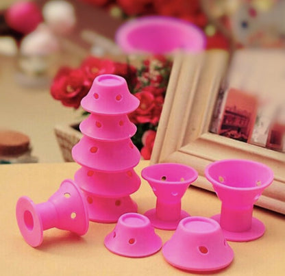 Soft Silicone Hair Rollers – Magic No-Heat Curling Hair Styling Tool CJ