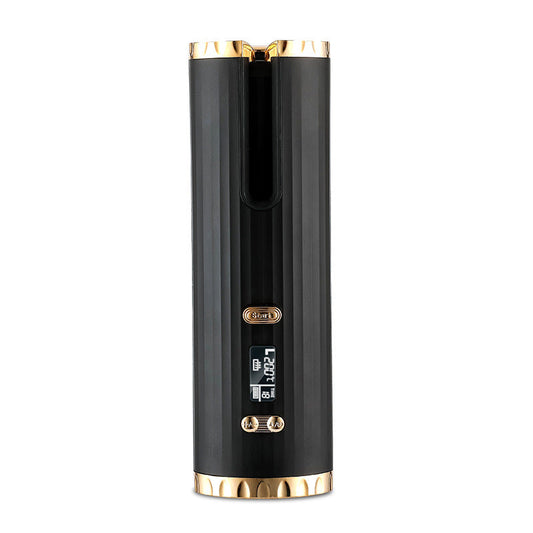 Rechargeable Automatic Hair Curler – Portable Ceramic Curling Iron with LCD Display CJ