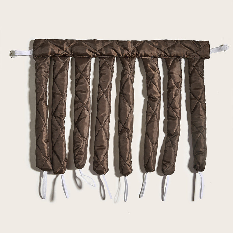 Silk Ribbon Hair Curlers – DIY Heatless Curling Rod Headband for Women
