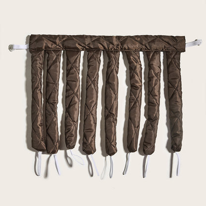 Silk Ribbon Hair Curlers – DIY Heatless Curling Rod Headband for Women