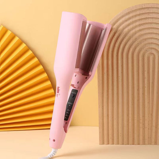 32mm Deep Wave Hair Curling Iron – 4 Temperature Settings, Fast Heating Crimping Styler for All Hair Types