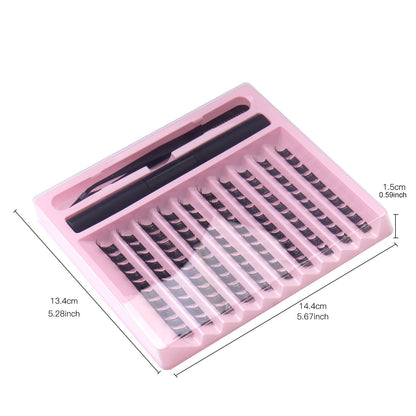 Large Capacity Single Cluster False Eyelashes Set