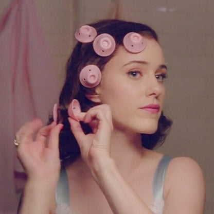 Soft Silicone Hair Rollers – Magic No-Heat Curling Hair Styling Tool CJ