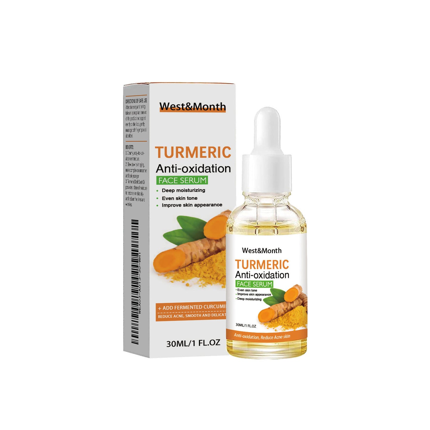 Turmeric Facial Oil – Dilutes Smallpox Scars, Refreshing & Oil Control