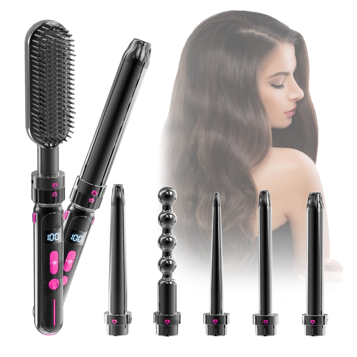 Safe Easy-to-Use Hair Curling Sticks – Multiple Shapes for Custom Curls CJ