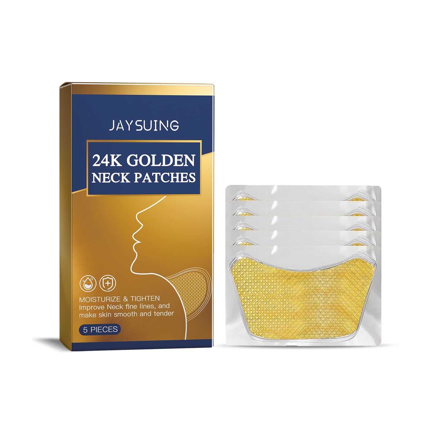 24K Gold Collagen Neck Patch – Firming & Hydrating Treatment