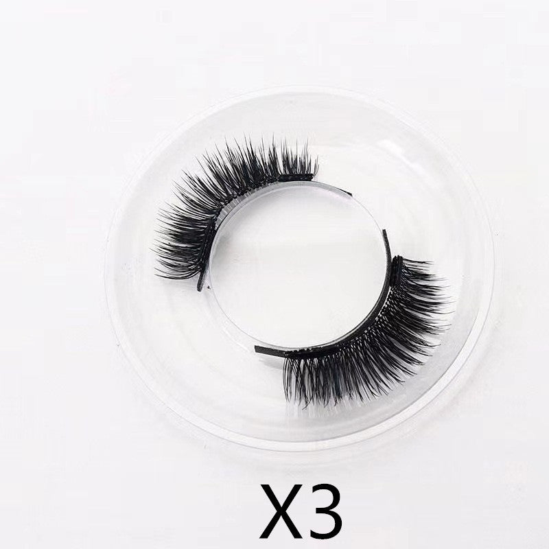 Reusable Magnetic Self-Adhesive Eyelashes – Easy, Natural, Waterproof False Lashes
