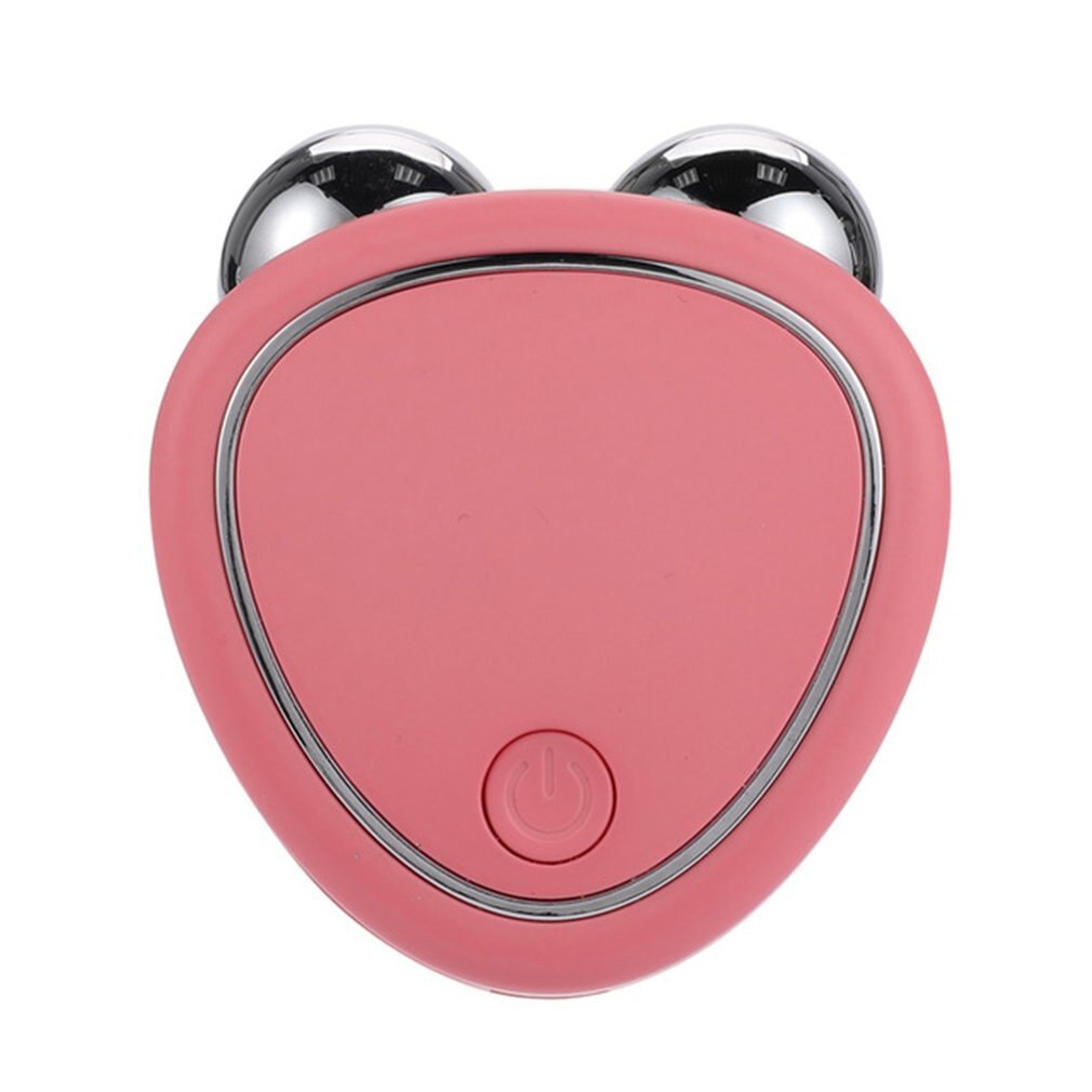 Portable Facial Microcurrent Beauty Instrument – Double Roller Massager for Lifting & Reducing Edema CJ